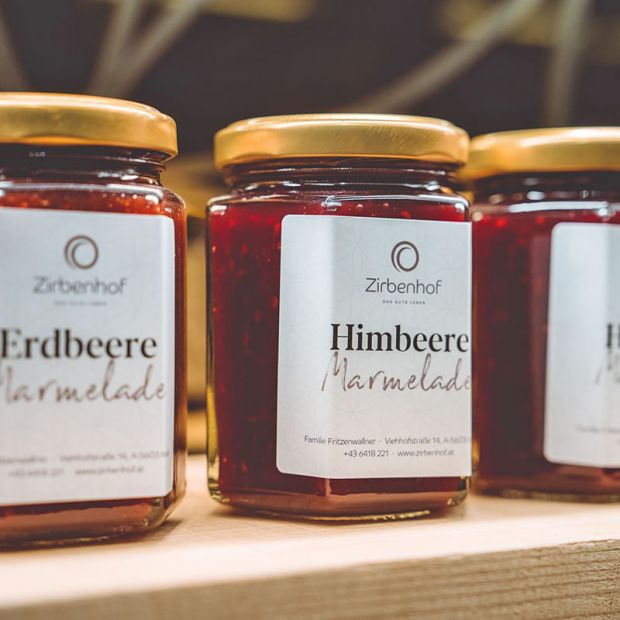 Selbst erzeugte Marmeladen