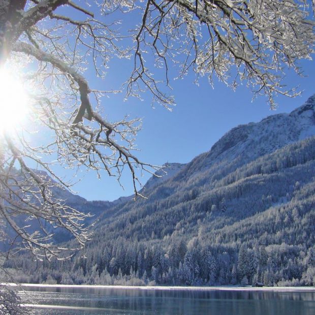 Jägersee in Kleinarl - Blick auf die umliegende Bergwelt