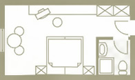 Grundriss Doppelzimmer Wald